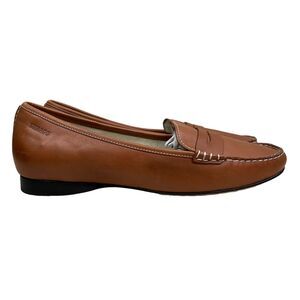 Sebago Women's Tan Leather Penny Loafers